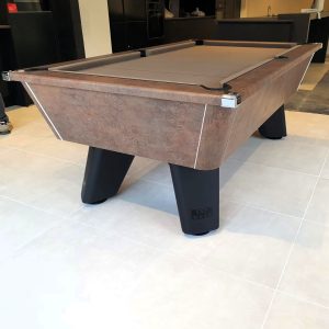 New 7x4 Italian Bronze Cry Wolf Slate Bed Pool Table