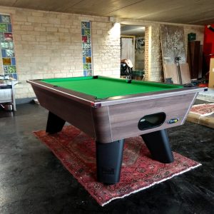 New 6x3 Dark Walnut Cry Wolf Slate Bed Pool Table
